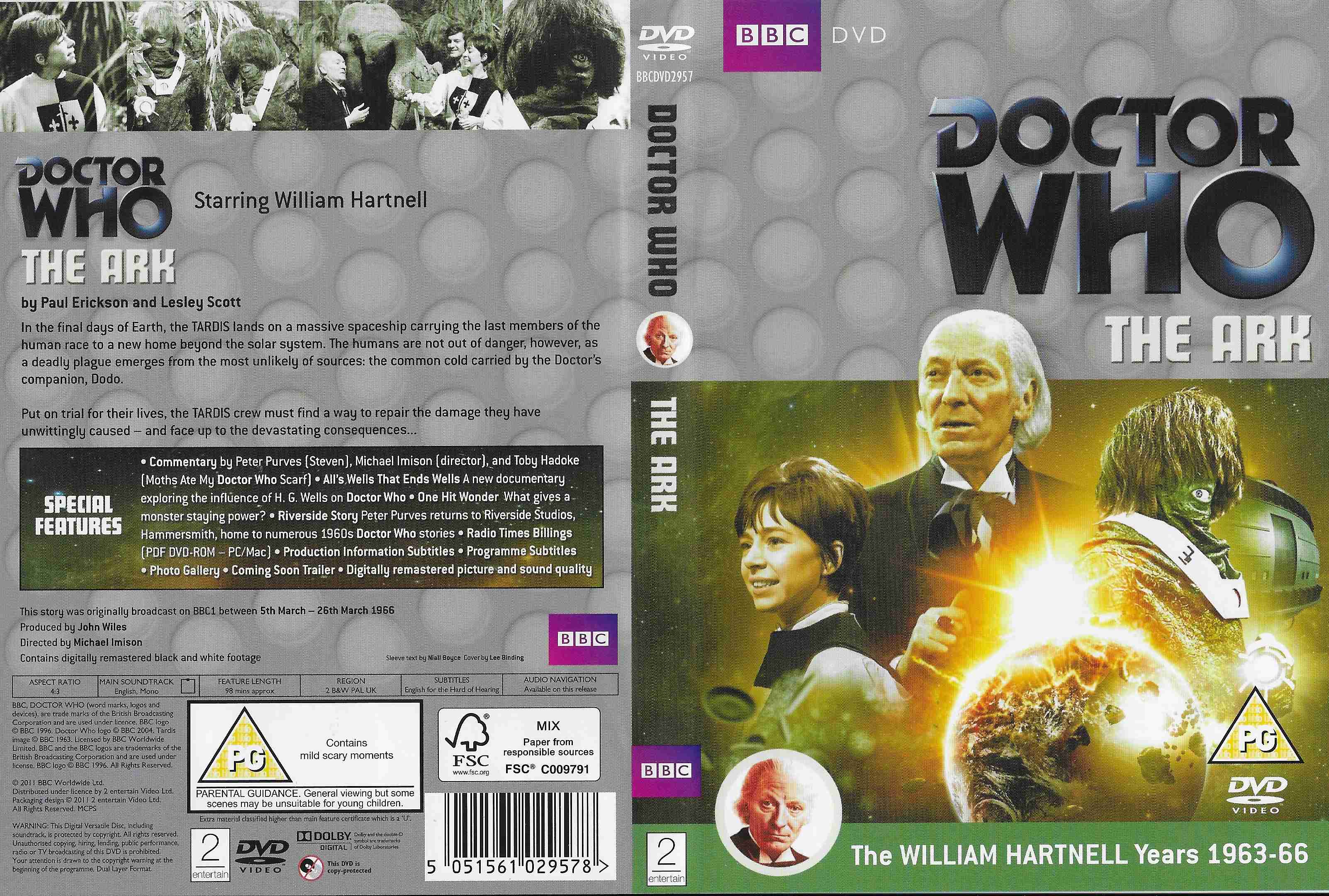 Back cover of BBCDVD 2957